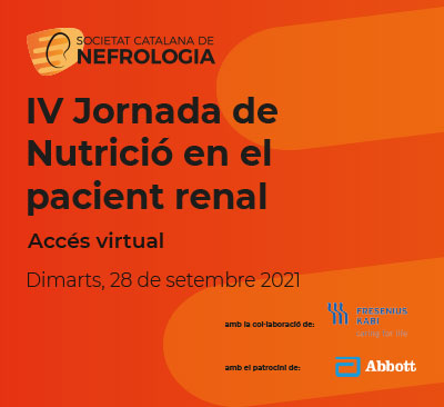 IV Jornada de Nutrició en el pacient renal