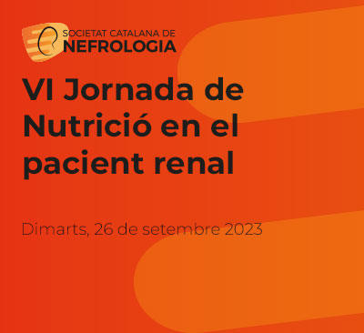 V Jornada de Nutrició en el pacient renal